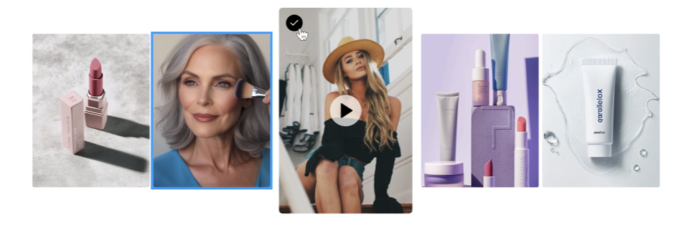 AI-powered video creation tool generating an ecommerce video