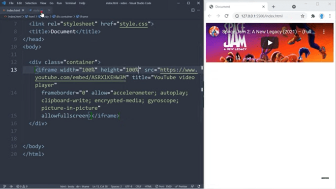 Coding example