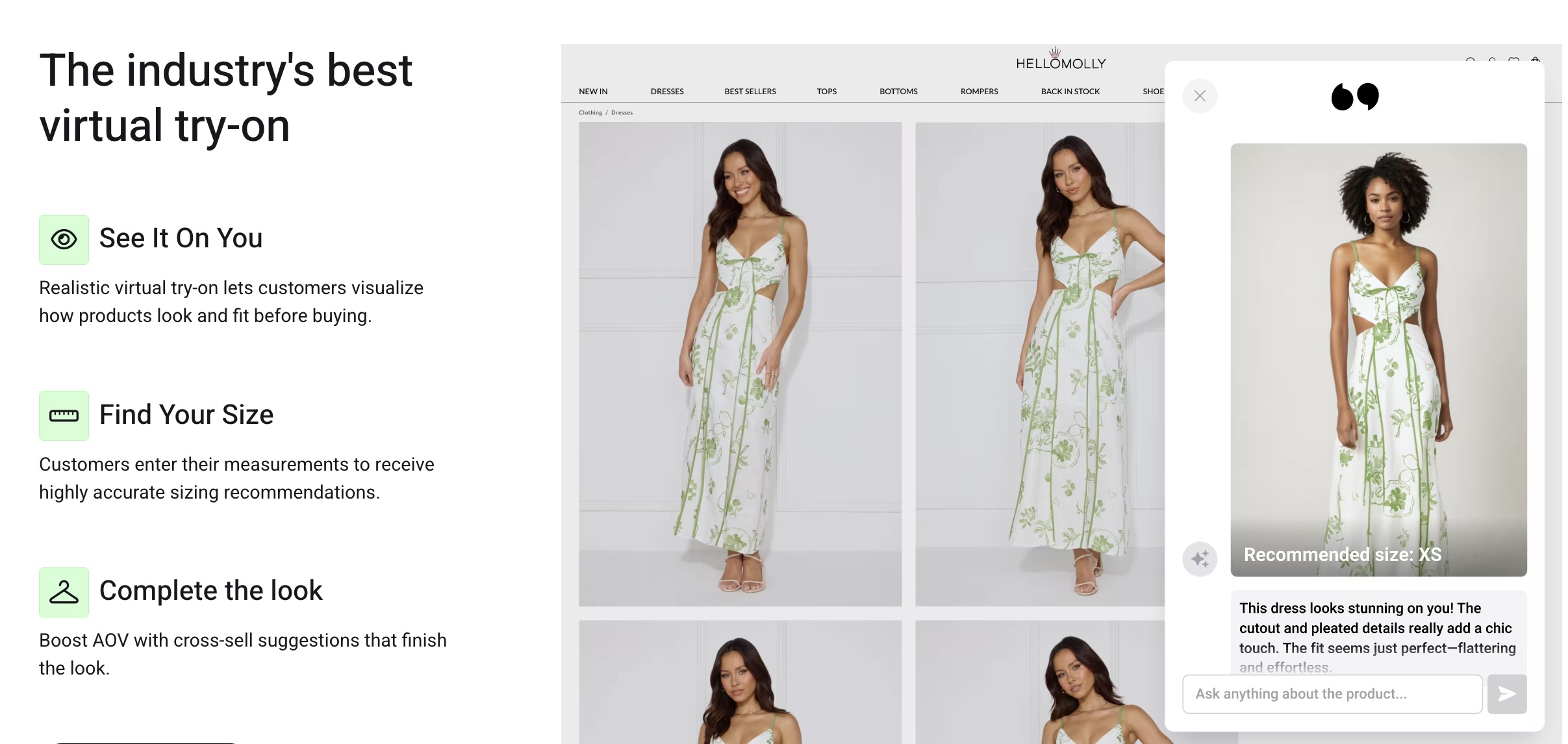 Virtual try on