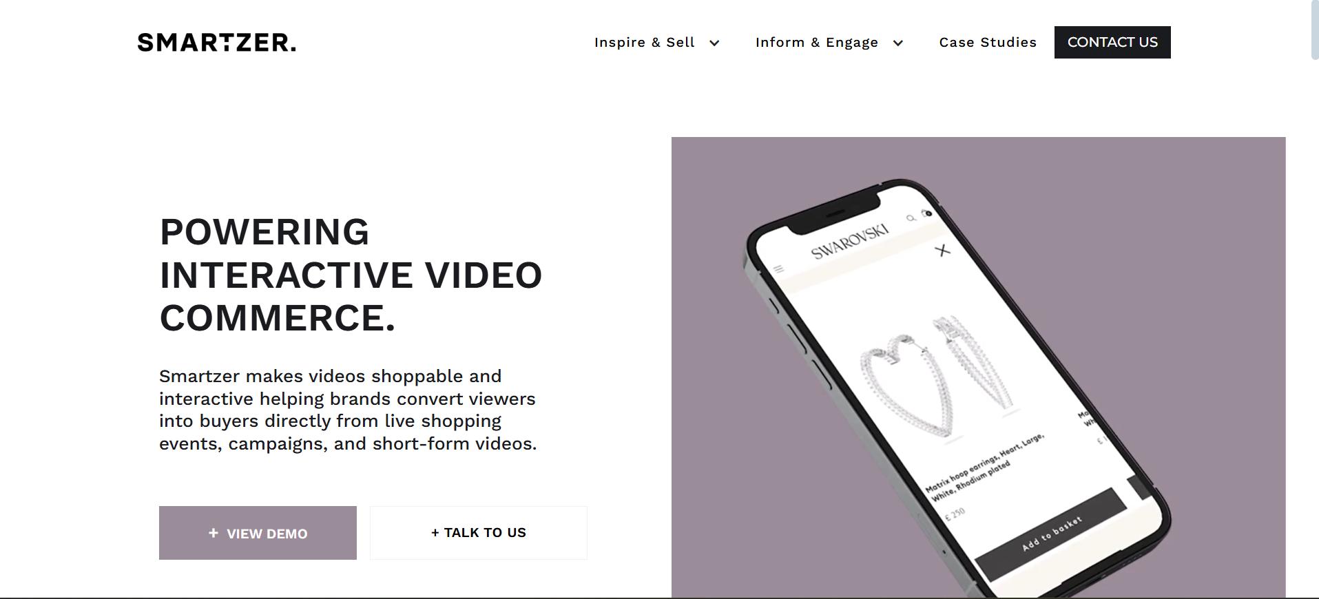 Smartzer homepage